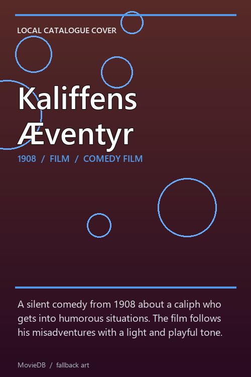 Kaliffens Æventyr poster