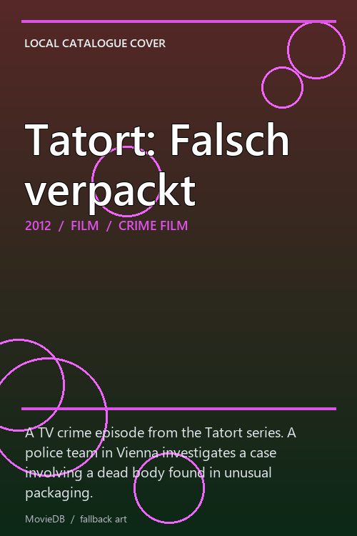 Tatort: Falsch verpackt poster