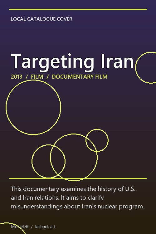 Targeting Iran poster