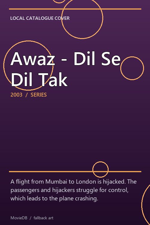 Awaz - Dil Se Dil Tak poster
