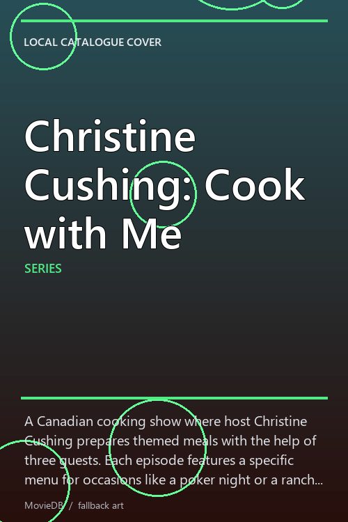 Christine Cushing: Cook with Me poster