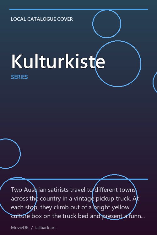 Kulturkiste poster