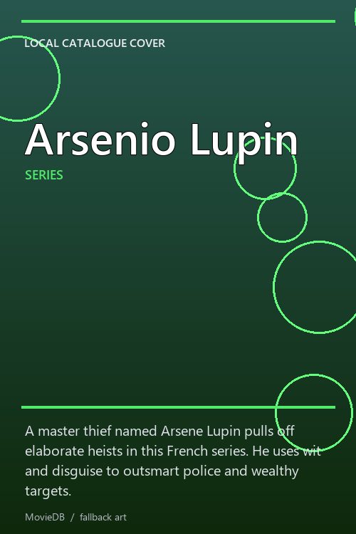 Arsenio Lupin poster