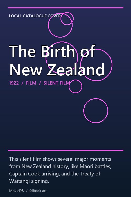 The Birth of New Zealand poster