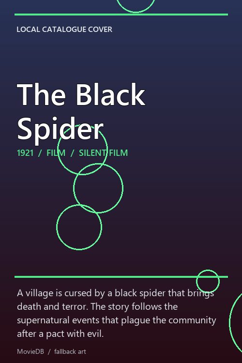 The Black Spider poster