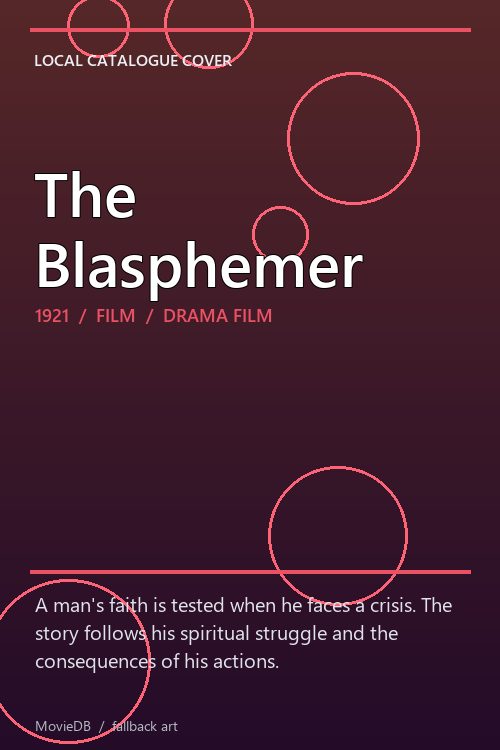 The Blasphemer poster