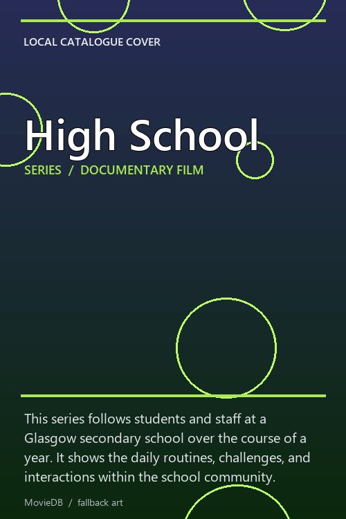 High School poster