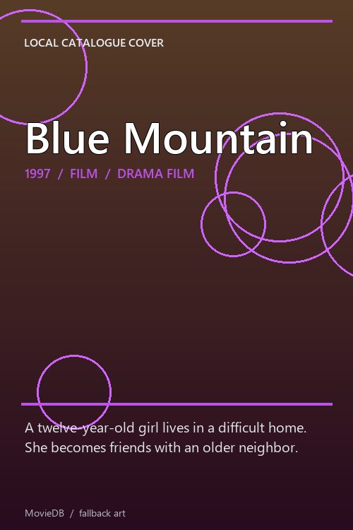 Blue Mountain poster