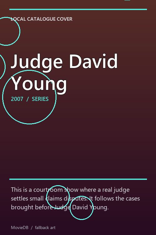 Judge David Young poster