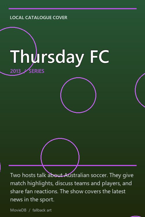 Thursday FC poster