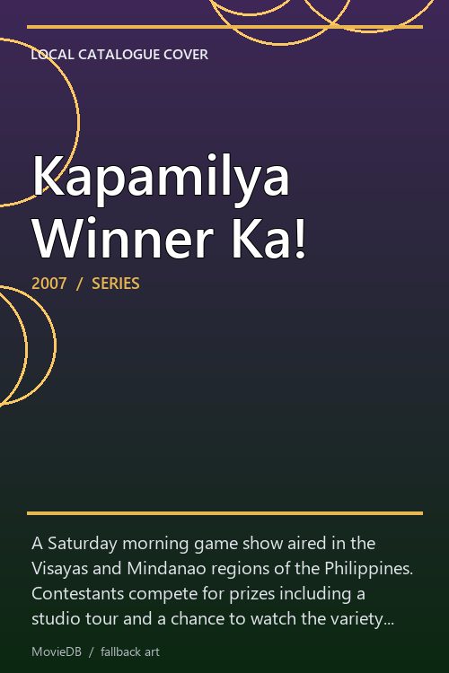 Kapamilya Winner Ka! poster