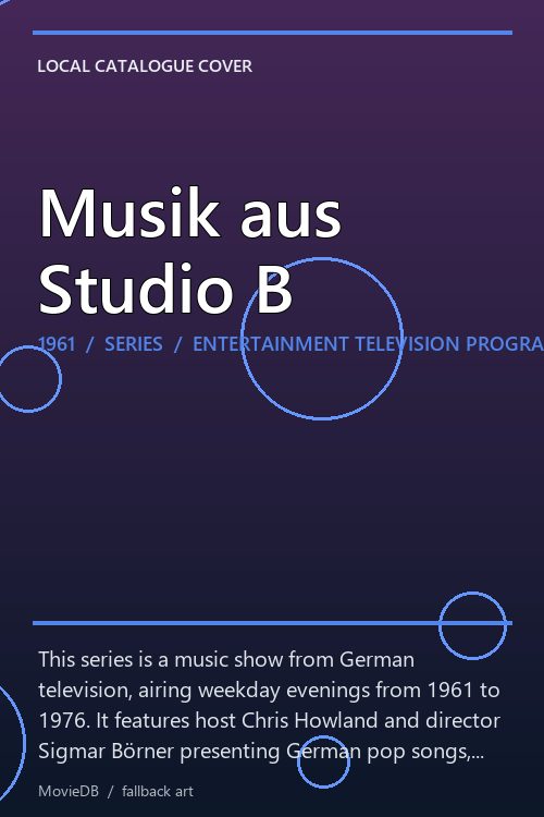 Musik aus Studio B poster