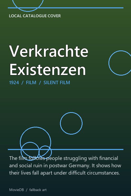 Verkrachte Existenzen poster