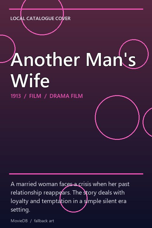 Another Man's Wife poster