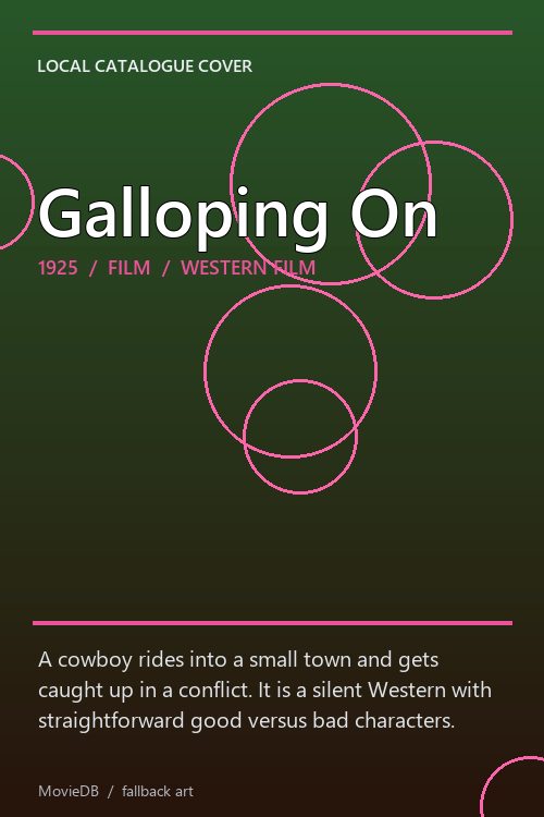 Galloping On poster