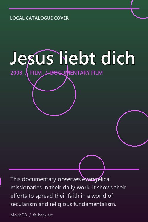 Jesus liebt dich poster