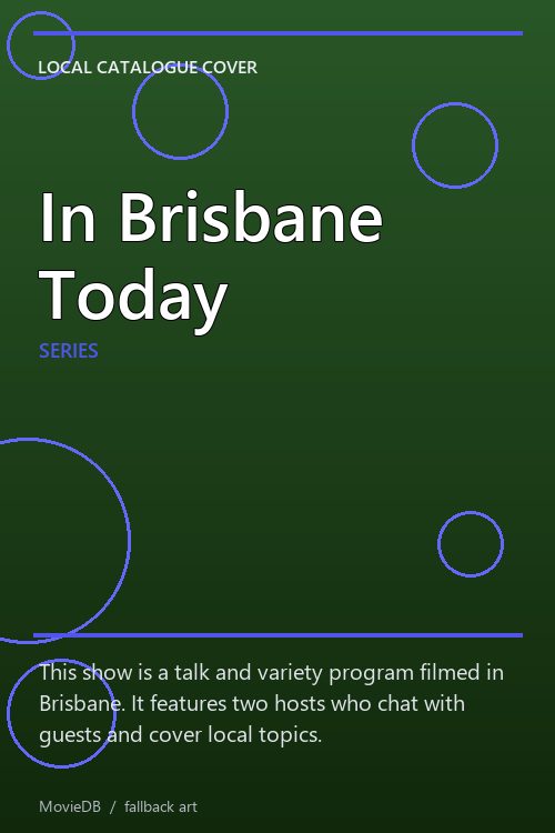In Brisbane Today poster