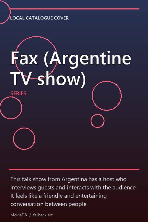 Fax (Argentine TV show) poster