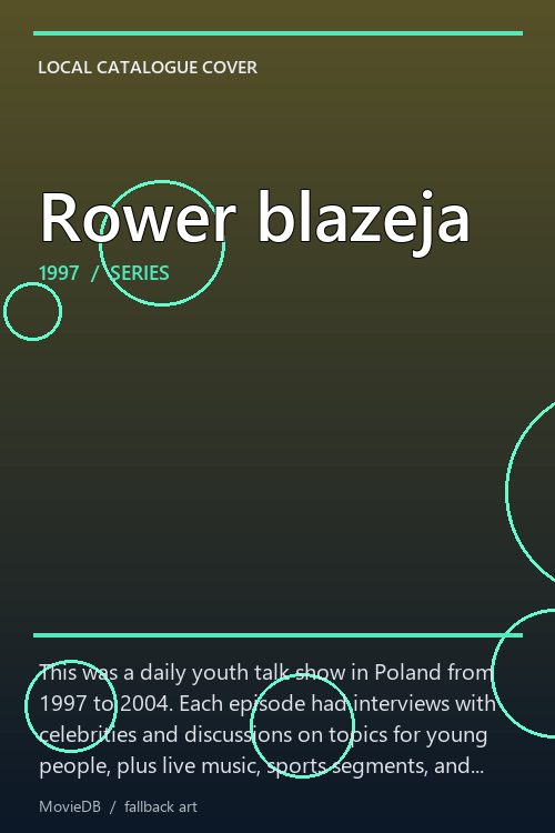 Rower blazeja poster