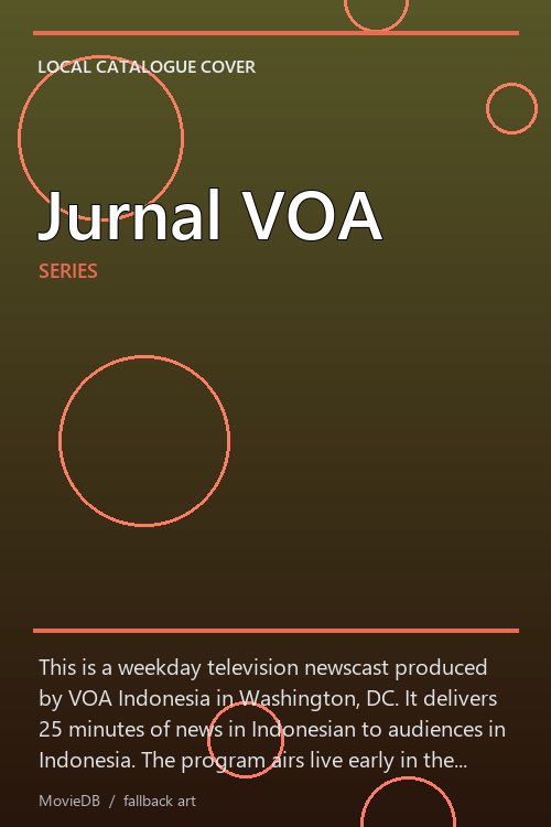 Jurnal VOA poster