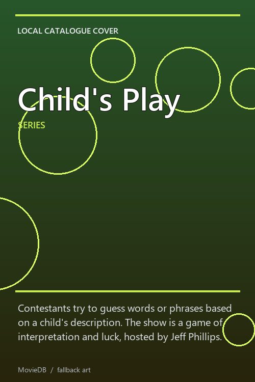 Child's Play poster