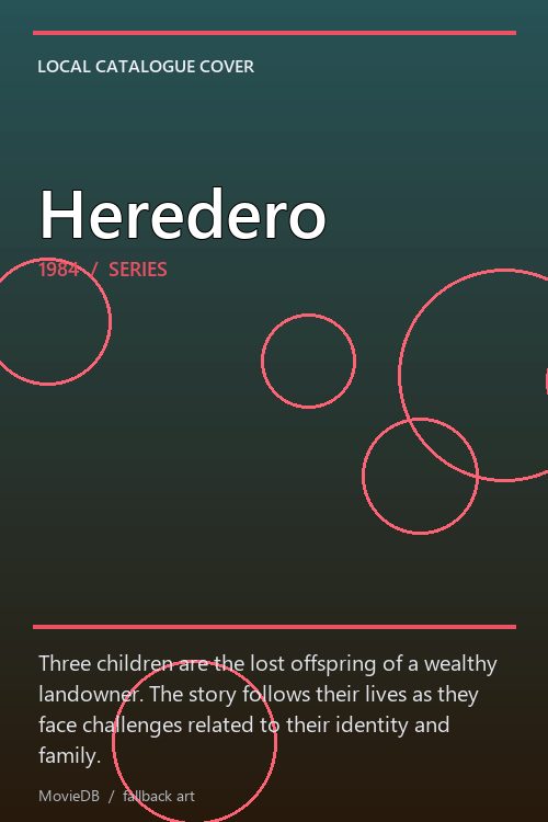 Heredero poster