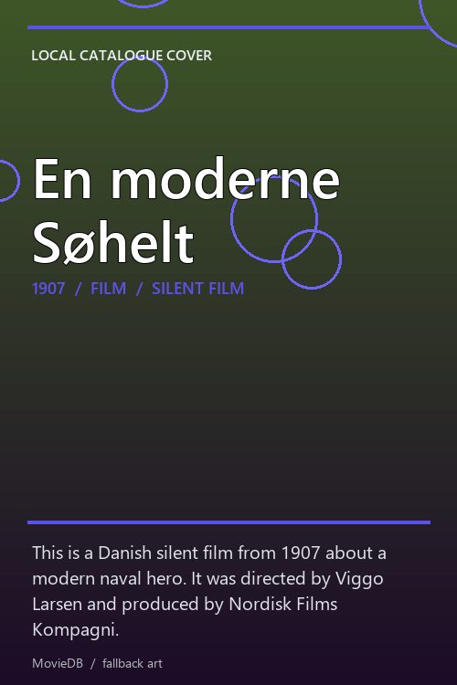 En moderne Søhelt poster
