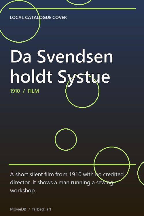 Da Svendsen holdt Systue poster