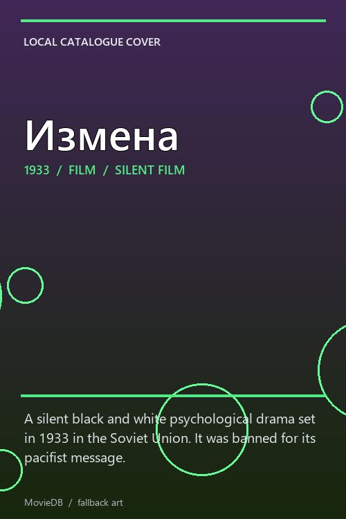 Измена poster