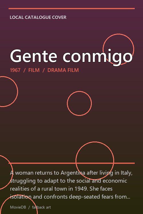 Gente conmigo poster