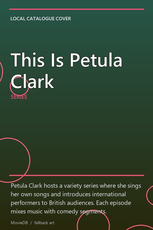 This Is Petula Clark poster