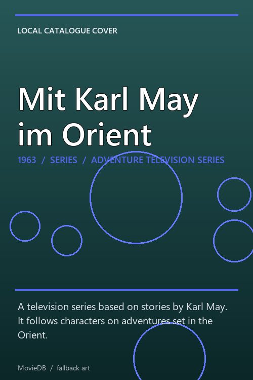 Mit Karl May im Orient poster