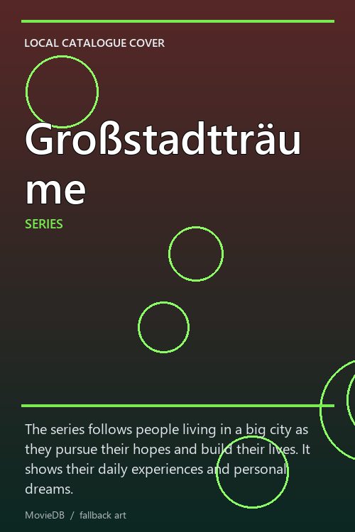 Großstadtträume poster