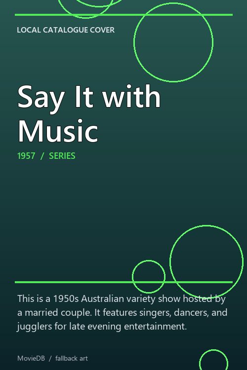 Say It with Music poster