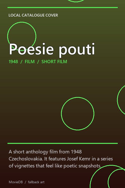 Poesie pouti poster