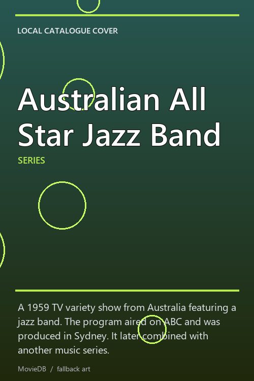 Australian All Star Jazz Band poster