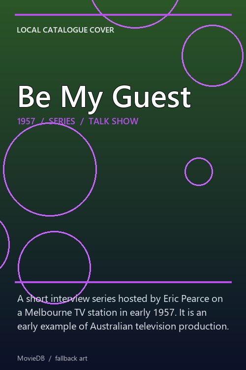 Be My Guest poster