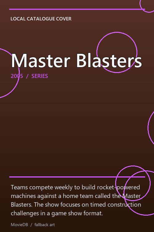 Master Blasters poster