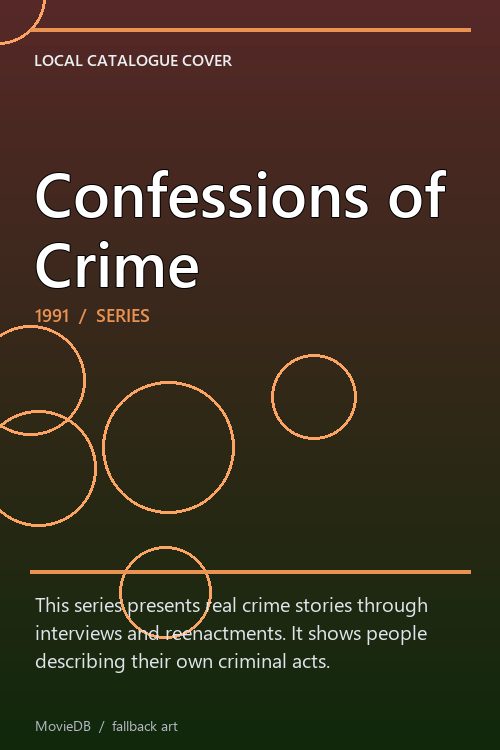 Confessions of Crime poster