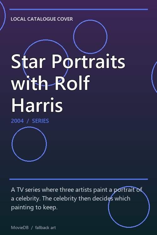 Star Portraits with Rolf Harris poster