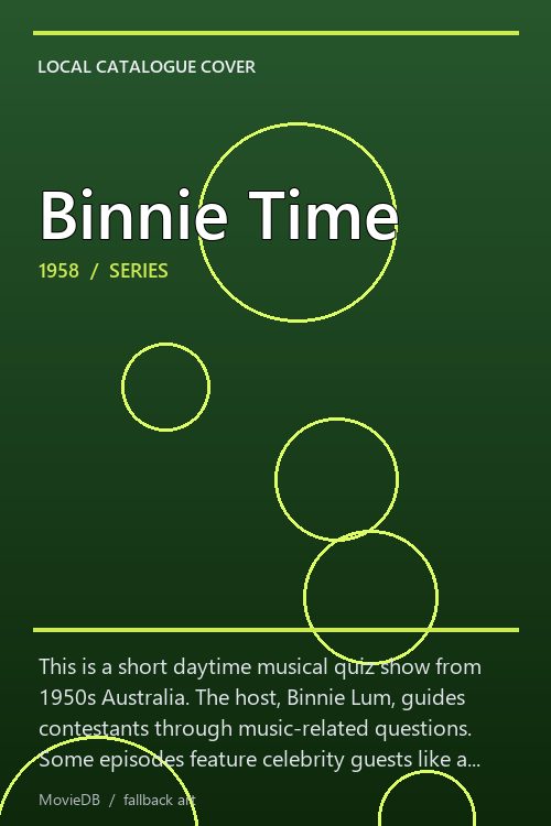 Binnie Time poster