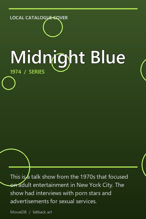 Midnight Blue poster