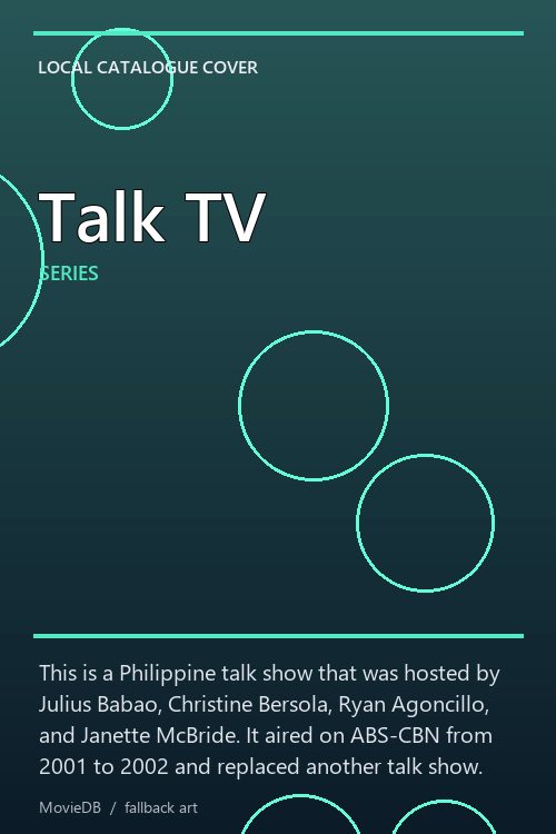 Talk TV poster