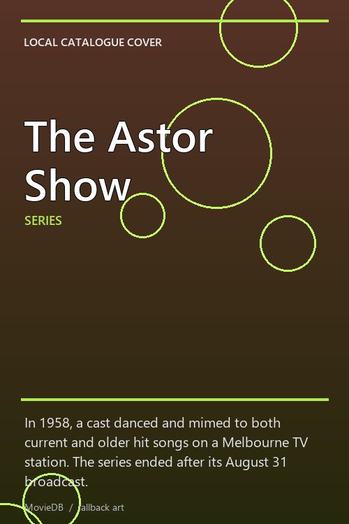 The Astor Show poster