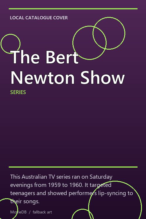 The Bert Newton Show poster
