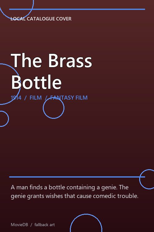 The Brass Bottle poster