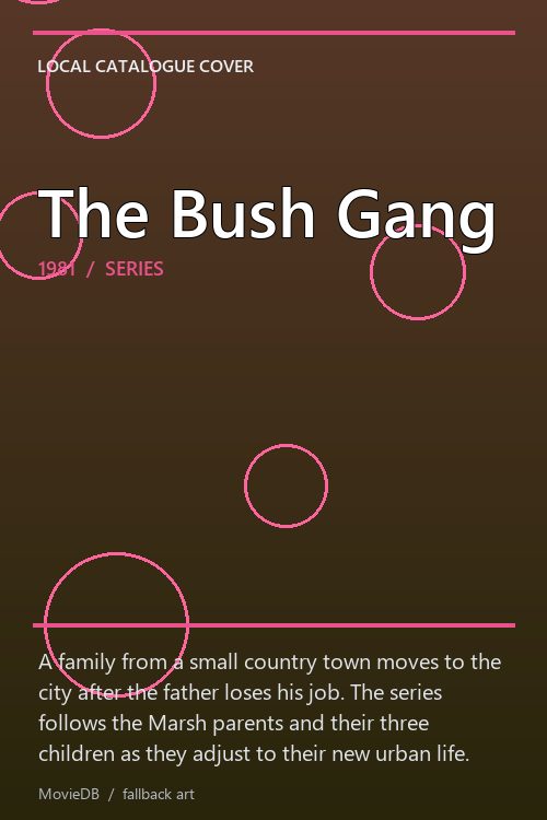 The Bush Gang poster