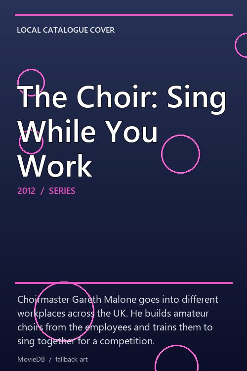 The Choir: Sing While You Work poster