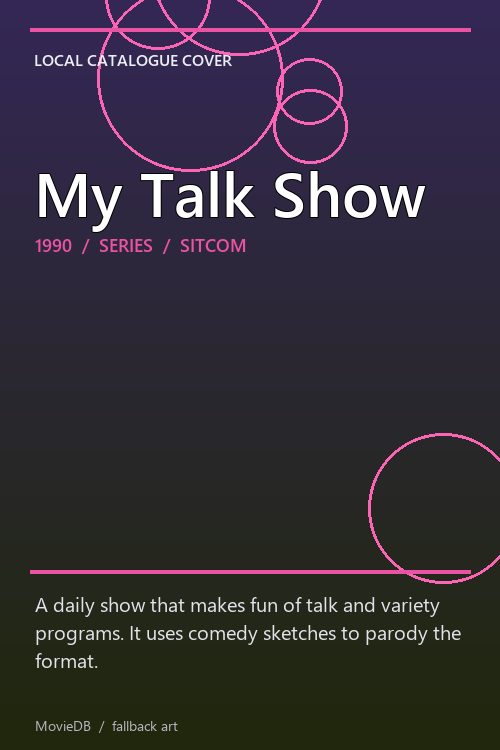 My Talk Show poster