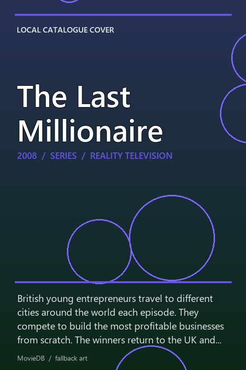The Last Millionaire poster